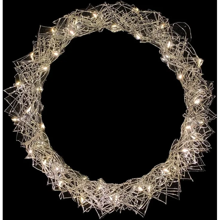 LED Hängekranz / Türkranz LED Kranz Tischkranz Ø30cm warmweiß