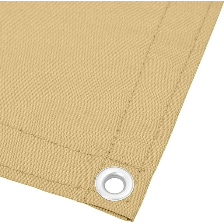 vidaXL Balkon-Sichtschutz Sandfarben 90x1000 cm 100% Polyester-Oxford 4000034 – Bild 4