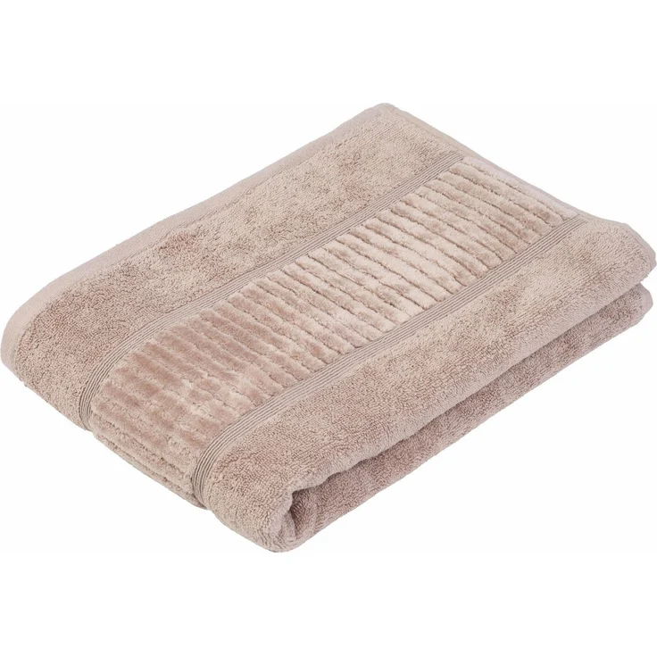 Gözze Badetuch BIO Frottier, Walkfrottee (1-St), Bio-Baumwolle, Uni-Farben, mit geschorener Bordüre, Pastell Farben – Bild 5