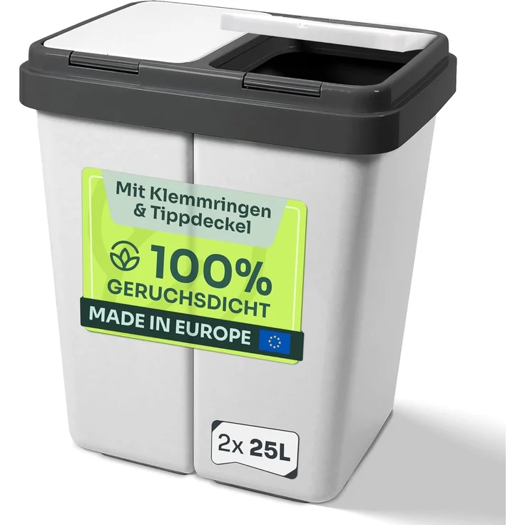 Abfalleimer 2x25L DUO BIN