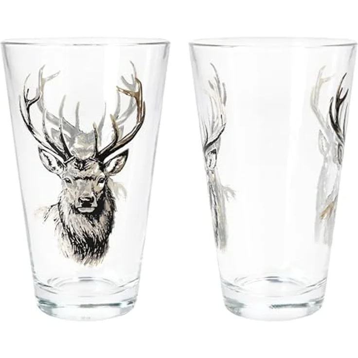 MamboCat Glas 6x Alois Trinkgläser 250ml H13,1cm Saft-Gläser Limo-Glas Wasser, Glas – Bild 4