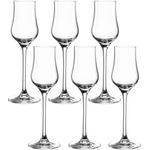 LEONARDO Grappaglas CIAO+, 6-tlg, Kristallglas, 85 ml, 6-teilig