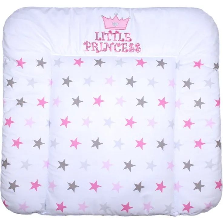 Primawela Wickelauflage Baby Wickeltischauflage Auflage für Wickeltisch Baumwolle - Princess