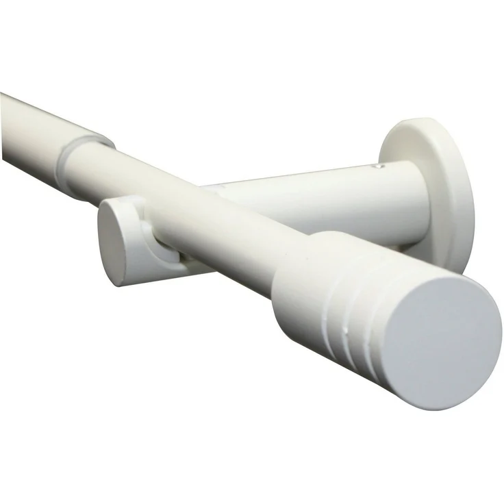 GARDINIA Gardinenstange Set Ø 16/19 mm, Ø 19 mm, 1-läufig, ausziehbar, verschraubt, 1-Lauf – Bild 5