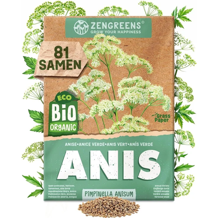 ZenGreens® - Bio Kräutersamen im 40er Set - 40 Kräuter Samen für den einfachen Anbau im Garten, Balkon oder Hochbeet - Pflanzensamen - Saatgut – Bild 44