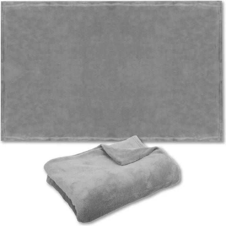 Haustierdecke Katzendecke Kuscheldecke Tierdecke , angenehm und super weich in vielen verschiedenen Farben erhältlich (70x100 cm / hellgrau - steingrau) – Bild 4