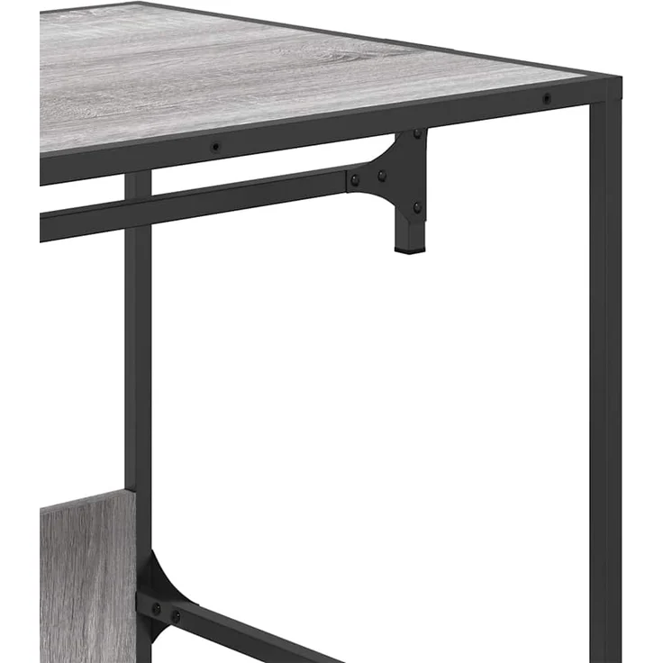 vidaXL Kleiderständer Grau Sonoma 90x50x180 cm Holzwerkstoff 849297 – Bild 6
