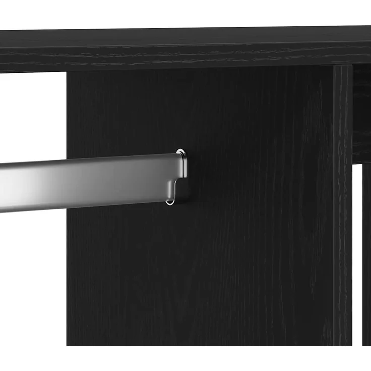 vidaXL Kleiderschrank Schwarze Eiche 80 x 40 x 110 cm Holzwerkstoff 862068 – Bild 7