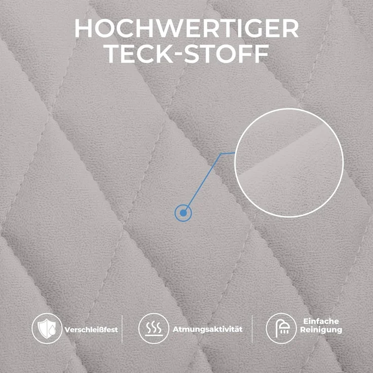 GTPLAYER Gaming-Stuhl Gaming Stuhl, Gamer Stuhl, Ergonomischer Bürostuhl Stoffoberfläche (Packung), Schreibtischstuhl Chefsessel mit Fußstütze höhenverstellbar kunstleder – Bild 8