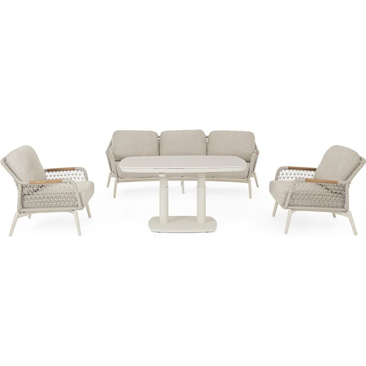 Gartensessel Orelua - Aluminium & Olefin-Geflecht, Pelikan – Bild 10
