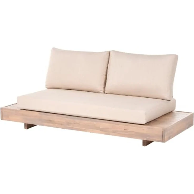 Gartensofa 2-Sitzer MARETTIMO zertifiziertes Akazienholz Beige – Bild 4