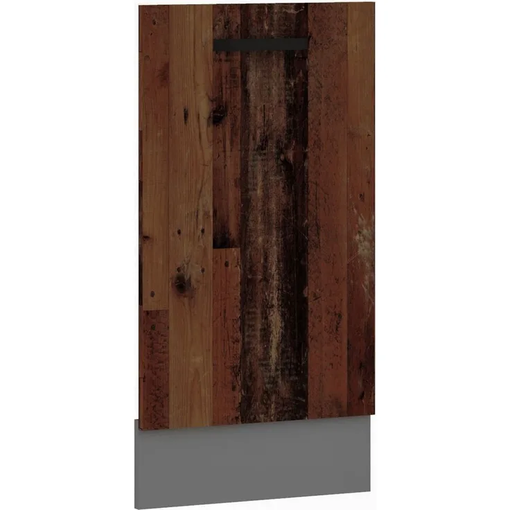 Frontblende vollintegrierten Geschirrspüler 45 cm Küche OLD STYLE Old Wood Optik