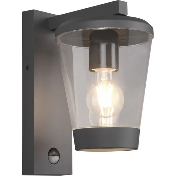 lightling Außen-Wandleuchte Claudio, ohne Leuchtmittel, mit Bewegungsmelder, Outdoor IP44, Wandmontage, E27