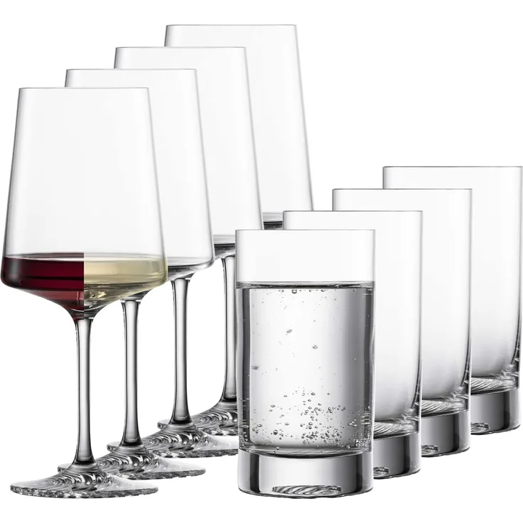 Zwiesel Glas ECHO Wein- und Wassergläserset 8-teilig