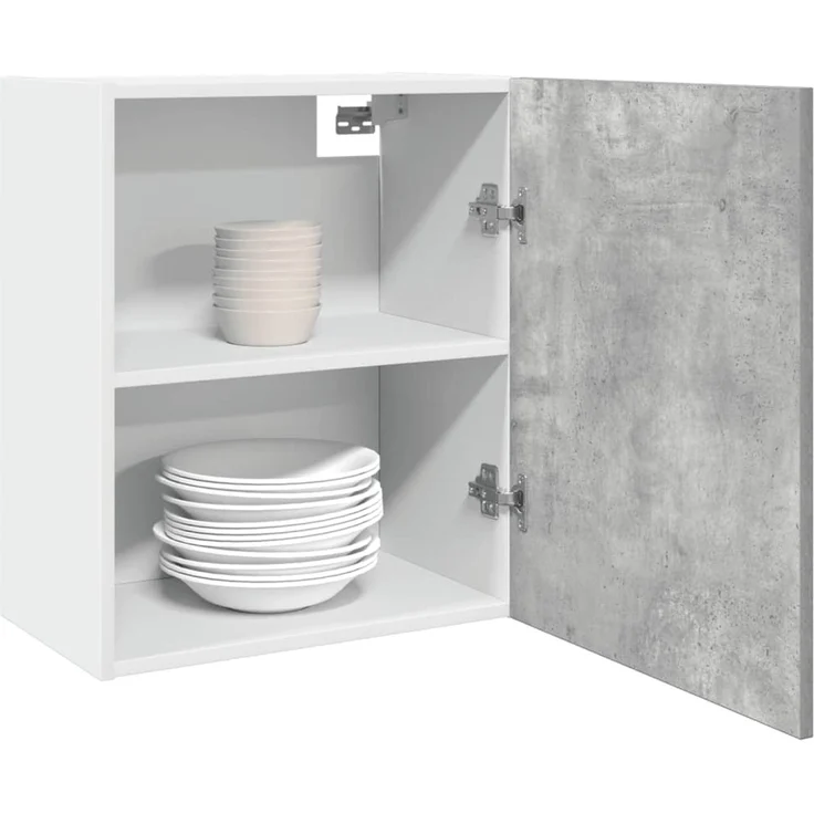 vidaXL Hängeschrank Lyon Betongrau 50x31x60 cm Holzwerkstoff 856106 – Bild 1