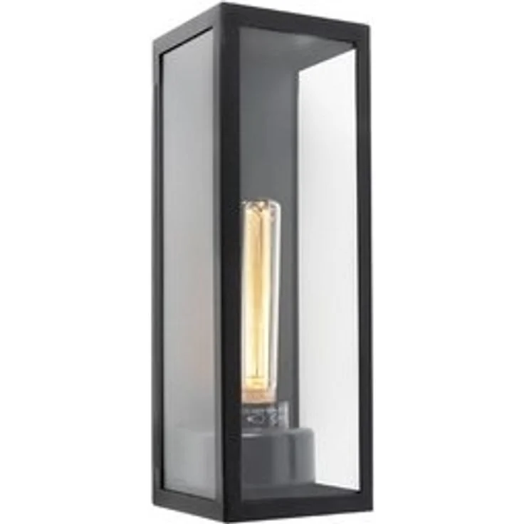 Qazqa Außen-Wandleuchte Rotterdam, ohne Leuchtmittel, E27, Schwarz, Modern, Aluminium, 1-flammig – Bild 6