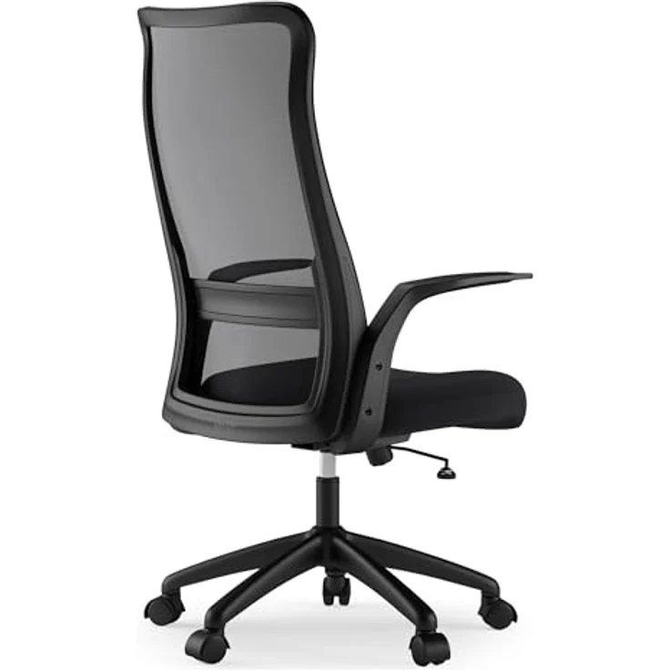 SENSE7 ergonomischer Bürostuhl Juno, Office Chair mit Wippfunktion, Armlehnen, Bürosessel mit atmungsaktiver Rückenlehne, Computerstuhl bis 130kg, Drehstuhl aus Mesh, Rückenschonend, schwarz – Bild 15