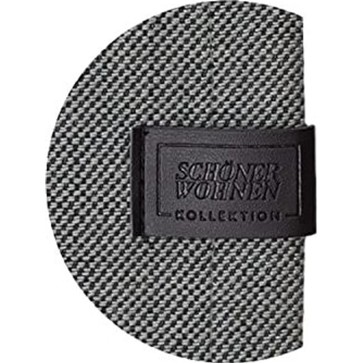 SCHÖNER WOHNEN-Kollektion Vorhang Solo (1 St), Multifunktionsband, blickdicht, Jacquard, mit Lederapplikation – Bild 5