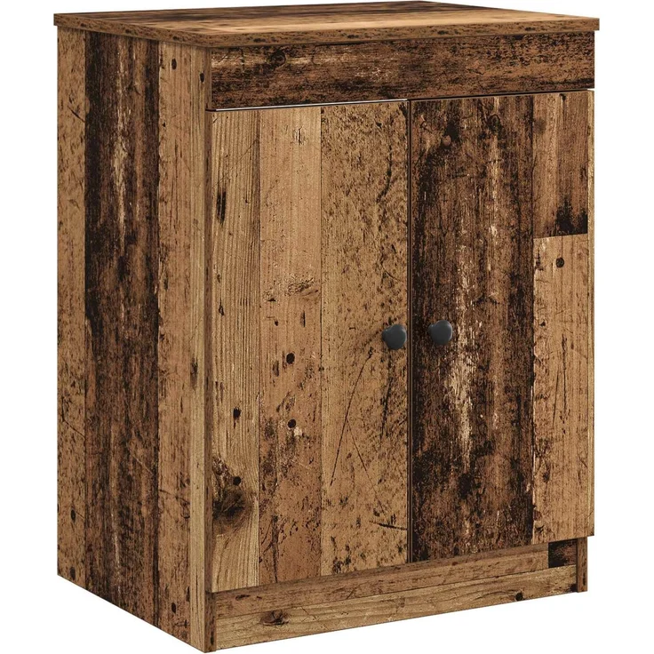 vidaXL Waschbeckenschrank Altholz 54 x 41 x 100 cm Holzwerkstoff 3404238 – Bild 4