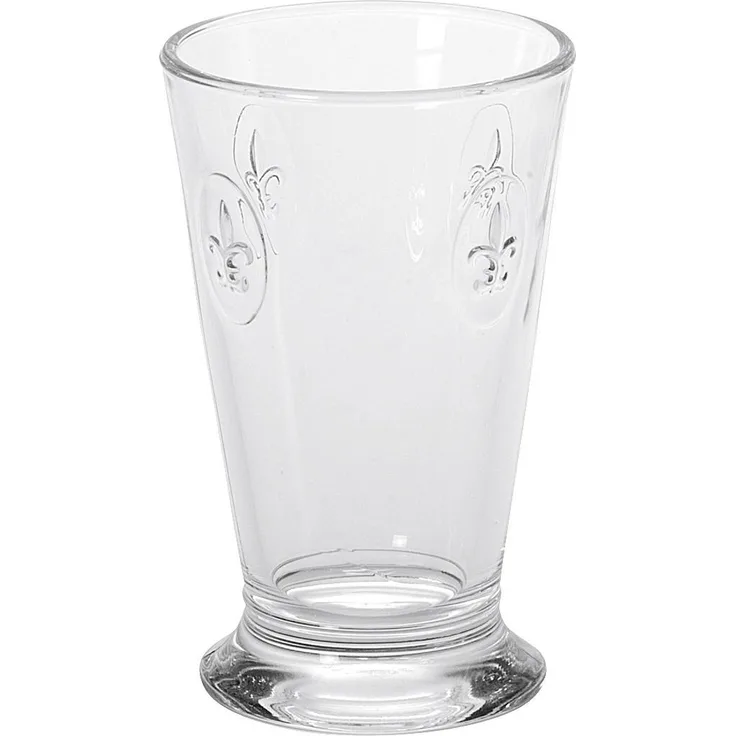 6x Longdrinkglas - Französische Gläser im Fleur de Lys Design