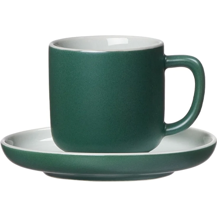 Ritzenhoff & Breker JASPER Espressotasse mit Untertasse 100 ml grün – Bild 1