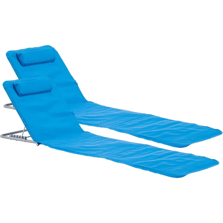 Strandmatte Cellorigo 2er Set Blau [en. casa] – Bild 1