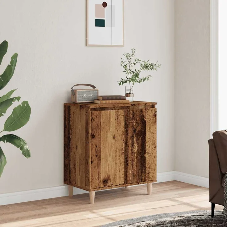 vidaXL Sideboard Altholz-Optik 60x35x70 cm Holzwerkstoff 856476 – Bild 2