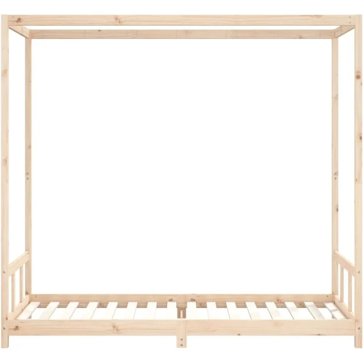 vidaXL Kinderbett 90x200 cm Massivholz Kiefer 834522 – Bild 4