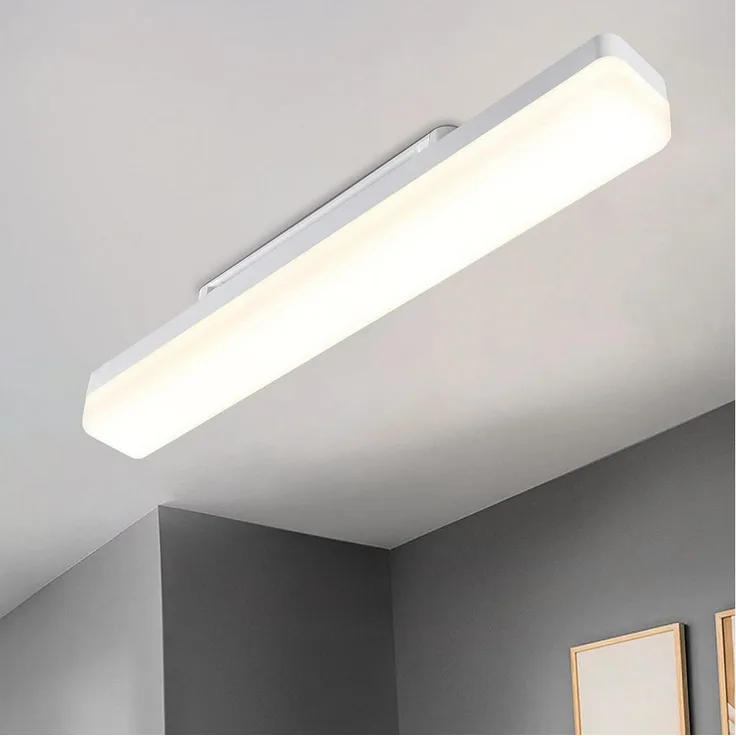 Nettlife LED Deckenleuchte LED Deckenleuchte Tageslicht 90 cm 4000K, LED fest integriert, Küche Wohnzimmer Schlafzimmer Esszimmer Balkon Flur Garage Keller