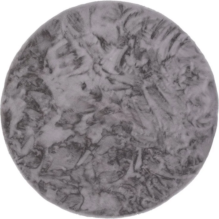 Pergamon Fellteppich Fellteppich Luxus Super Soft Plush Rund, Rund, Höhe: 25 mm – Bild 5
