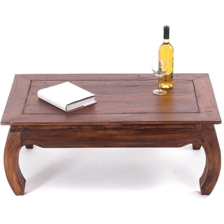 DESIGN DELIGHTS Couchtisch OPIUMTISCH "EAST", 100x60cm (BxT), Mahagoni, Beistelltisch, Farbe: – Bild 2