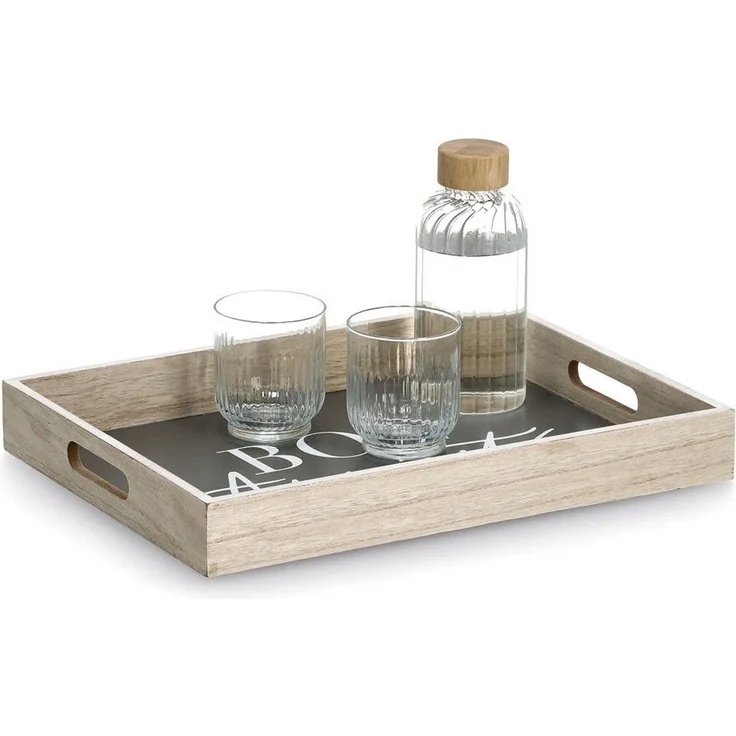 Zeller Present Tablett, MDF, (1-tlg), mit Aufdruck ''Bon Appetit'', 2 Grifflöcher – Bild 5