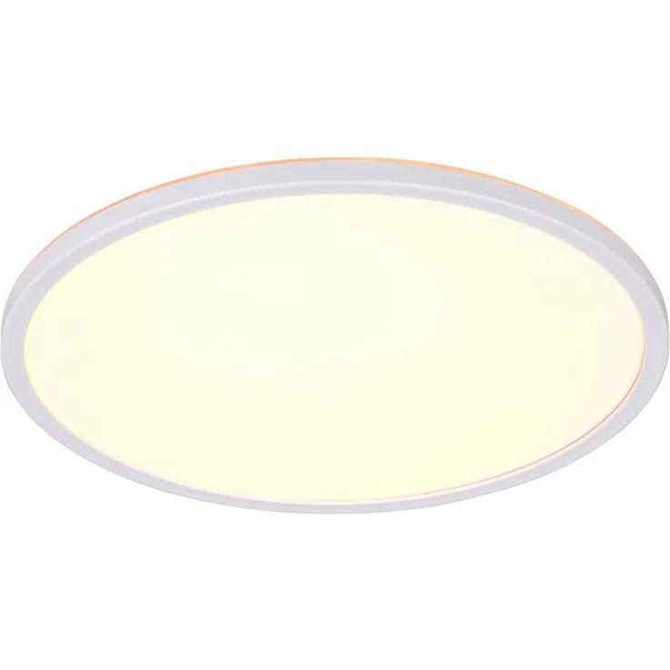 Reality LED-Deckenleuchte Emra Ø42 cm weiß matt Memory Funktion