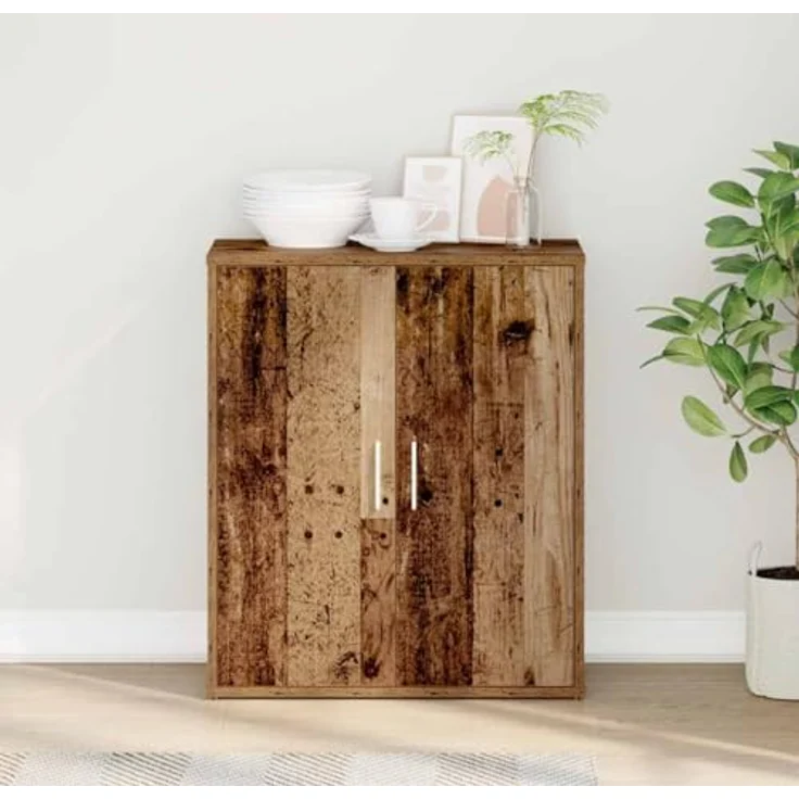 vidaXL Sideboard Altholz 60x31x70 cm Holzwerkstoff 869141 – Bild 3