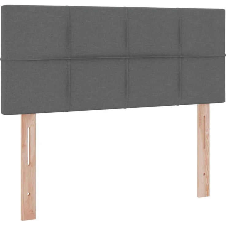 vidaXL LED-Speicherbett mit Matratze Dunkelgrau 120 x 200 cm Stoff 3371137 – Bild 10