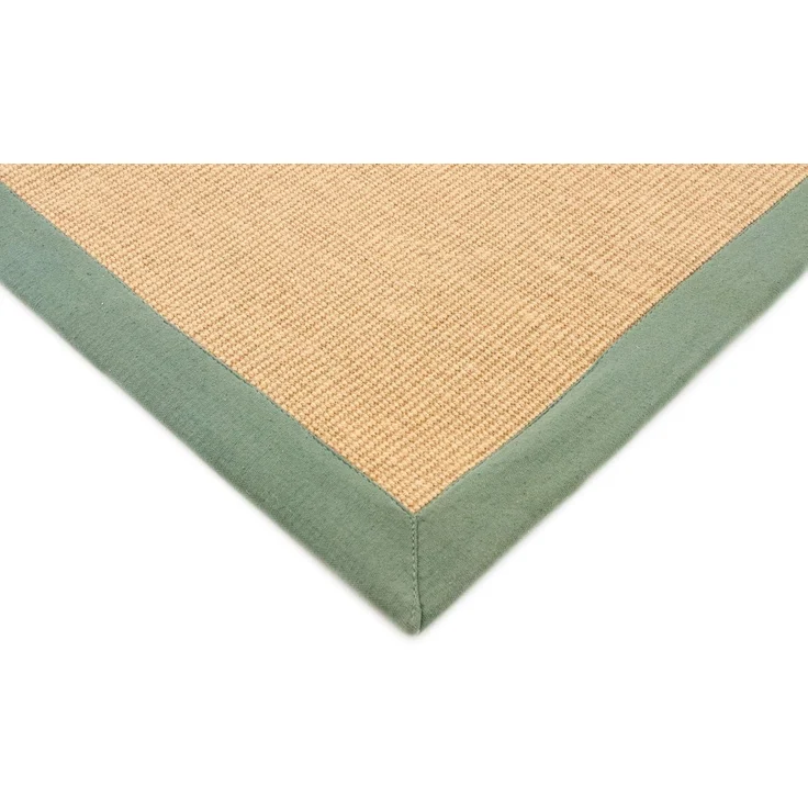 carpetfine Sisalteppich Sisal, rechteckig, Höhe: 5 mm, mit farbiger Bordüre, Anti Rutsch Rückseite – Bild 5