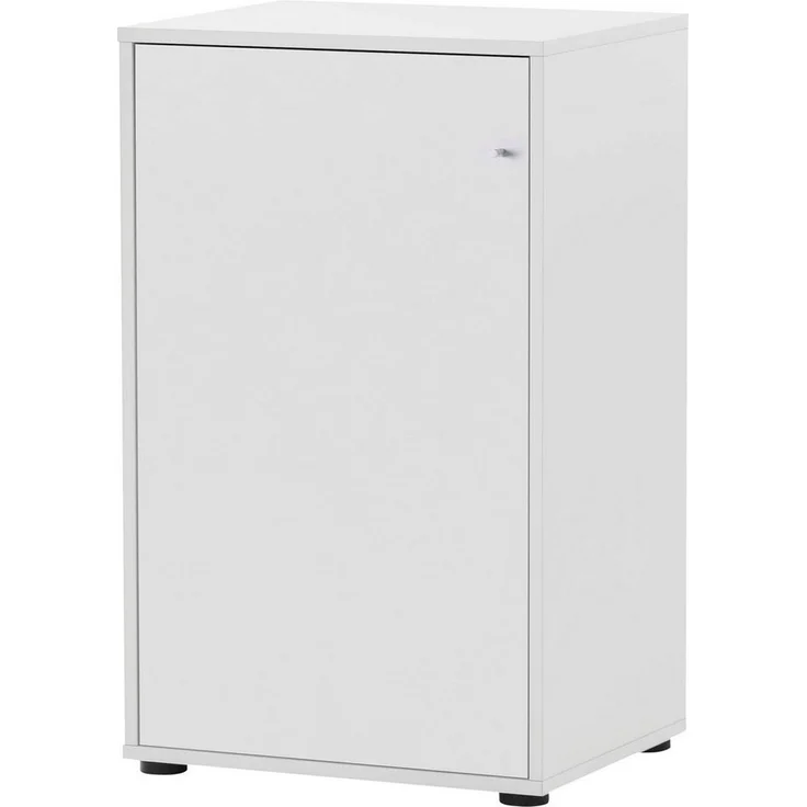 Schildmeyer Aktenschrank, Holzwerkstoff, weiß, 51 x 41 x 83,6 cm – Bild 1