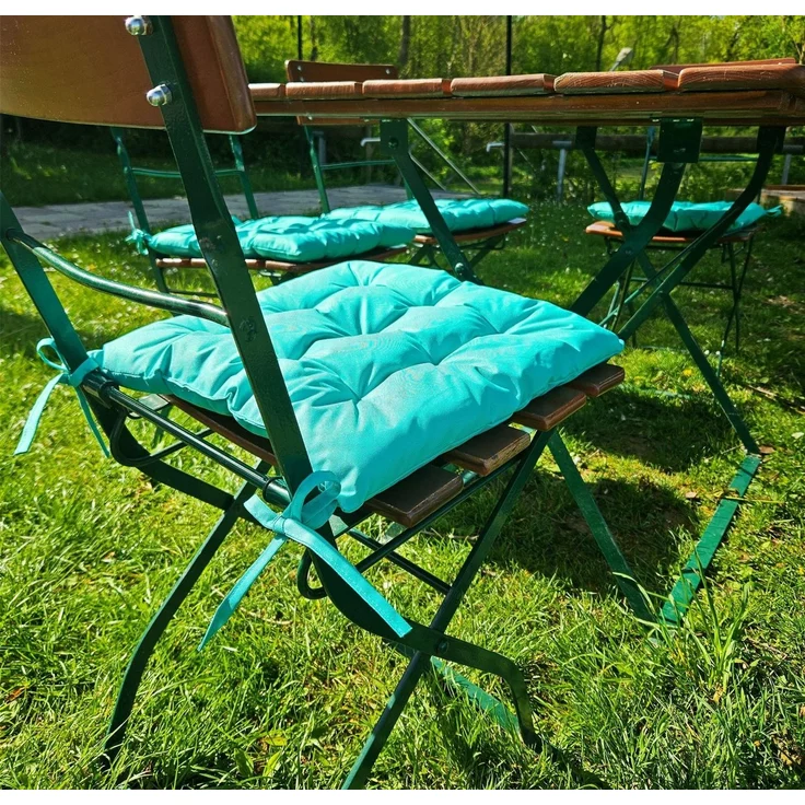 JACK Stuhlkissen JACK Outdoor 38x38cm Sitzkissen Lounge Kissen Sitzkissen Wasserfest, mit Lotus Effekt, robust, strapazierfähig, für Innen & Außen – Bild 3