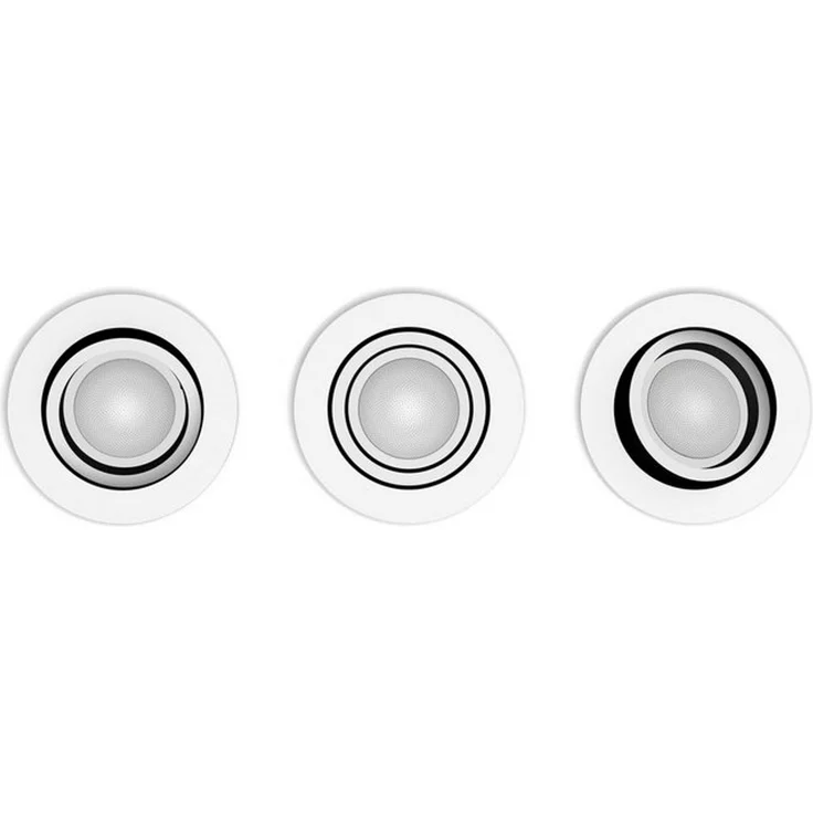 Philips Hue White&Col. Amb. Centura Einbausp 3flg weiß 3x4.2W. – Bild 4