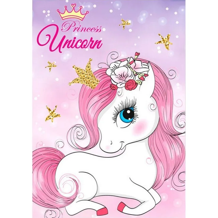 Unicorn Fleecedecke – Kuschelige Decke für zuhause 140 x 100 cm