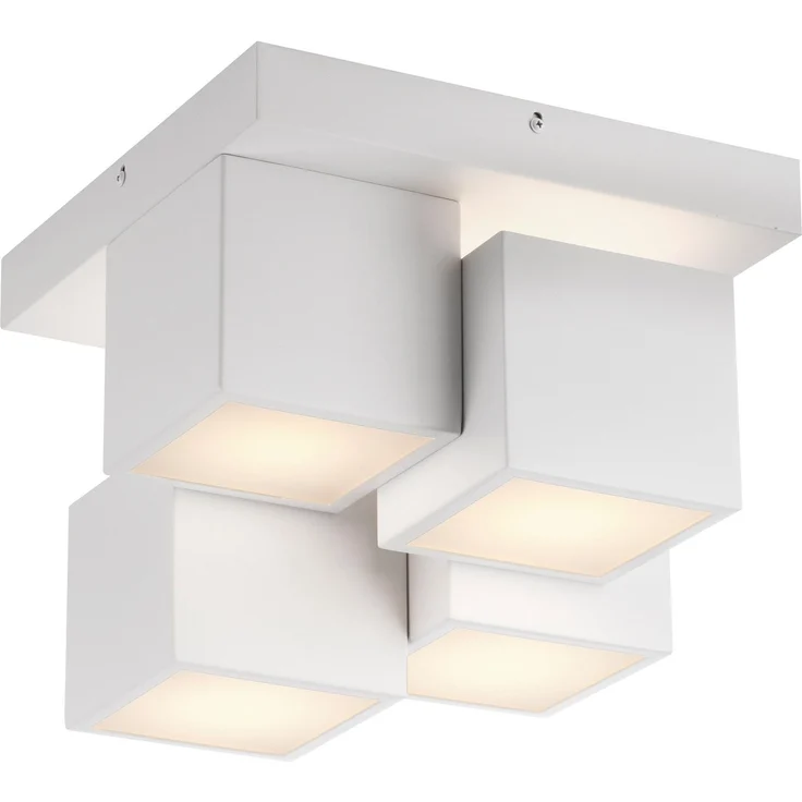 JUST LIGHT Deckenleuchte TETRIS, Ein-/Ausschalter, LED fest integriert, Warmweiß, LED – Bild 1