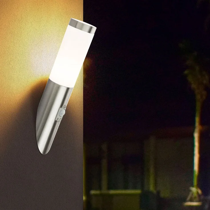 Modernes 2er Set Außenlampe mit Bewegungsmelder – Bild 10