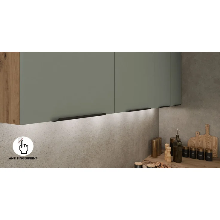 Winkelküche ARIA K-AR ECKE 1 - 215 x 220 + 120 cm Anti Fingerprint Küchenzeile Küchenblock Singleküche Einbauküche Küche Eckküche – Bild 6
