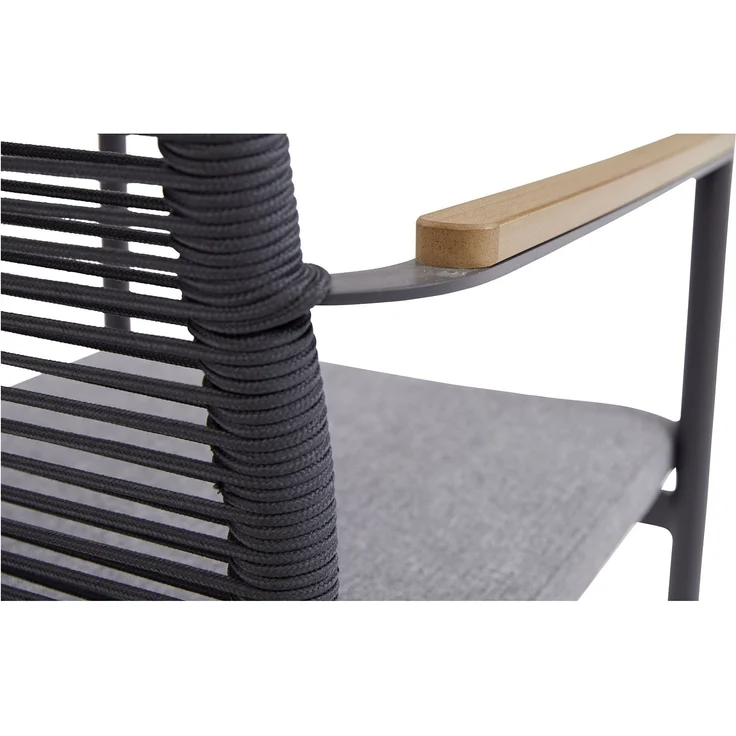 Dining-Set Genua, Rope, Schwarz – Bild 7