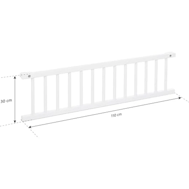 Babybay Verschlussgitter für Stubenwagennutzung für Boxspring XXL, weiß lackiert – Bild 4