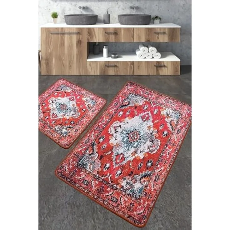 Mijolnir 'Authentic' Badematten-Set (2-teilig), Blau