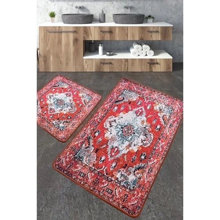 Mijolnir 'Authentic' Badematten-Set (2-teilig), Blau