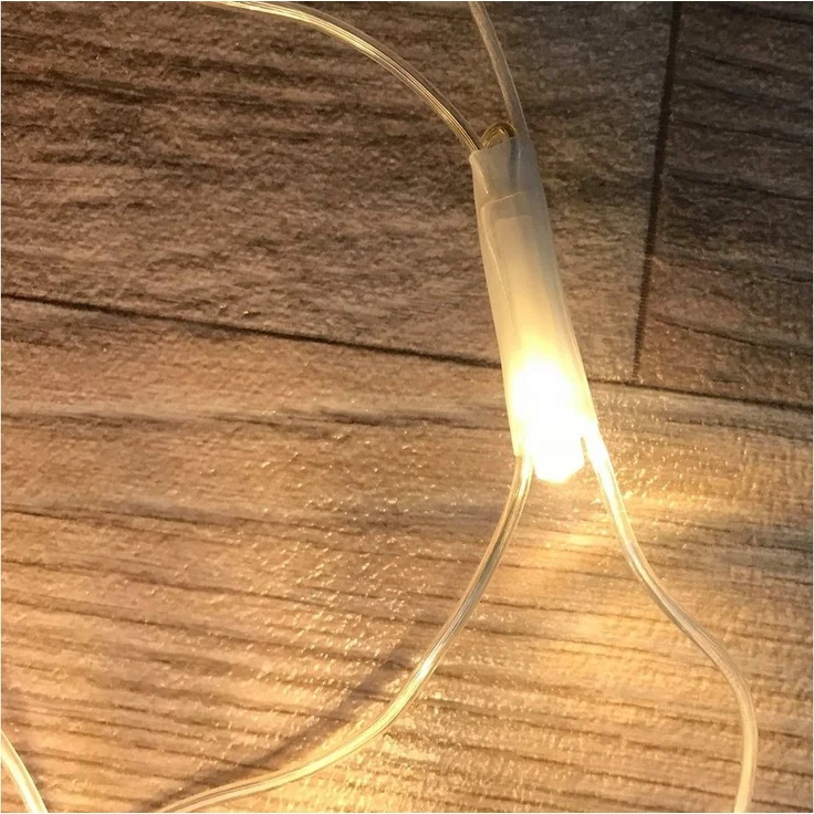 Mojawo Lichtervorhang 240er LED-Lichternetz warmweiß – Bild 1