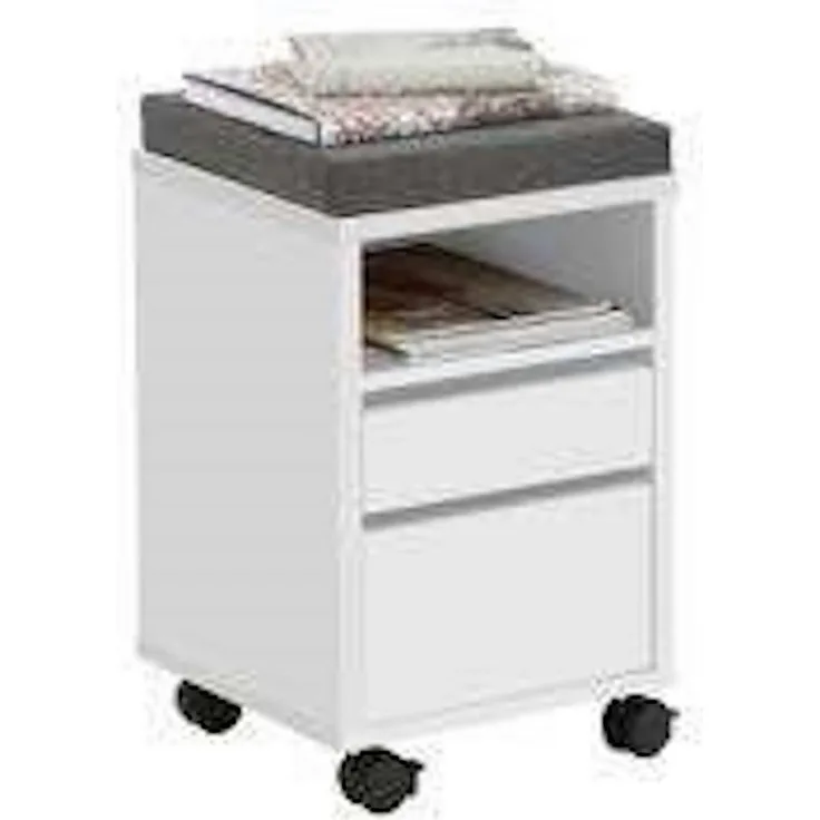 Maja Möbel Rollcontainer Sitzcontainer 4018 VITO CRONO Deskdealer Eiche / weiß