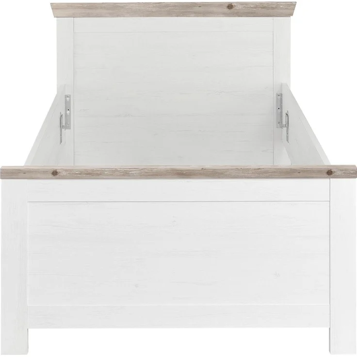 Home affaire Bett Florenz Doppelbett Landhausstil Bettgestell (100,140 oder 180/200cm), aus FSC®-zertifiziertem Holzwerkstoff, in 3 Breiten – Bild 2